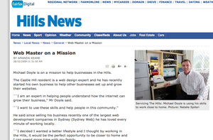 Hills News: Web Master On a Mission!